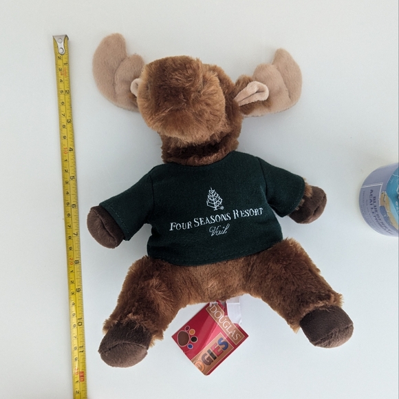 VAIL Four Seasons Resort Douglas Moose Plush 12” Ski Colorado Vacation Travel - Picture 11 of 12
